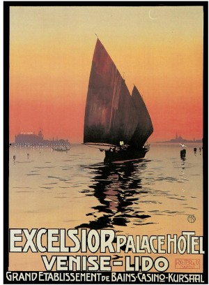 Excelsior Palace Hotel Venise - Lido travel poster